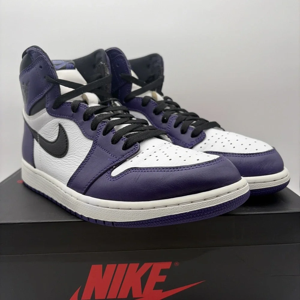 Size 12 - Jordan 1 Retro OG High Court Purple 2.0 (555088-500)